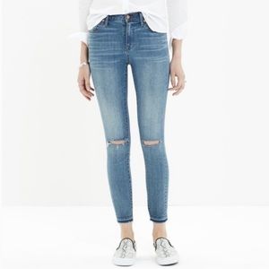 MADEWELL HIGH RISE SKINNY JEANS